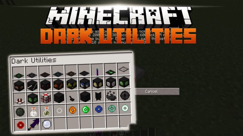 Dark Utilities для Майнкрафт 1.12.2