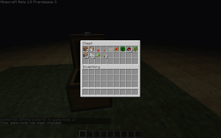 Initial Inventory For Minecraft 1 15 2
