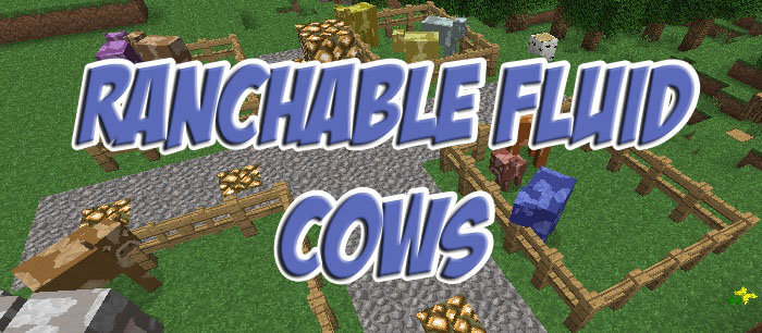 Ranchable Fluid Cows For Minecraft 1 10 2