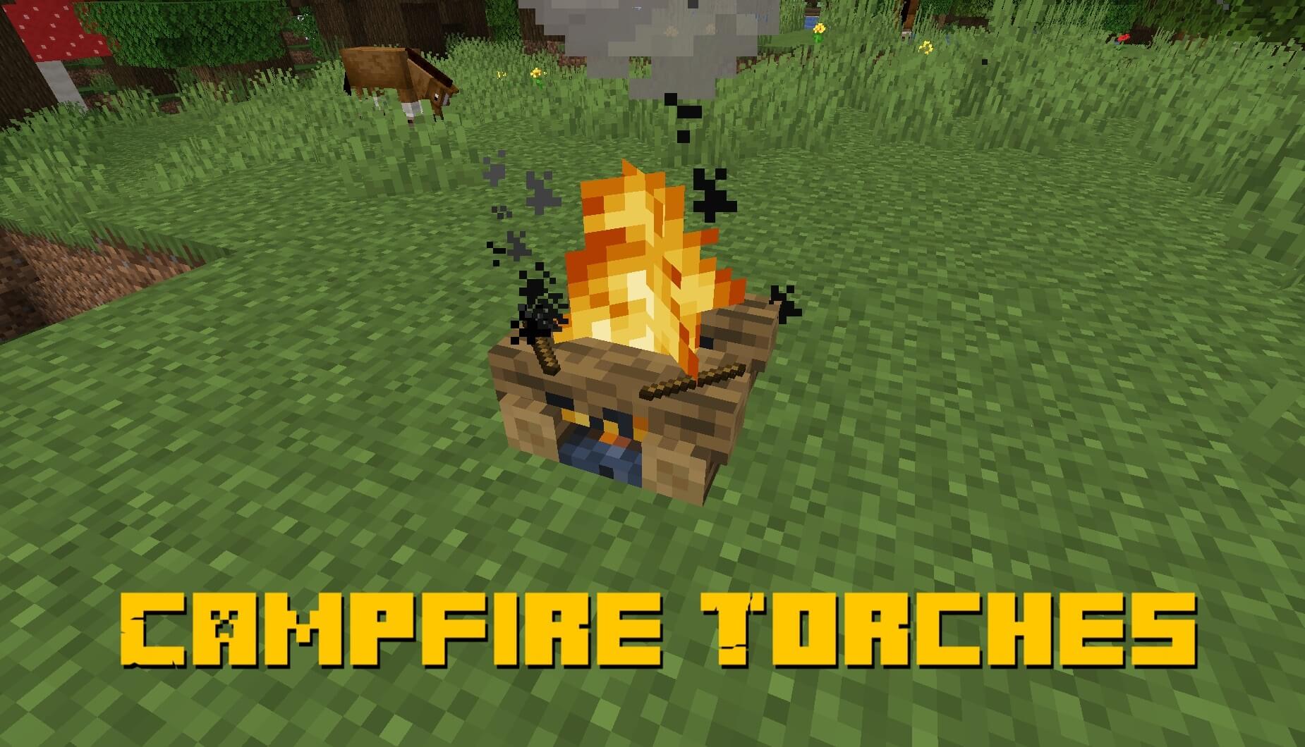 Campfire Torches для Майнкрафт 1.14