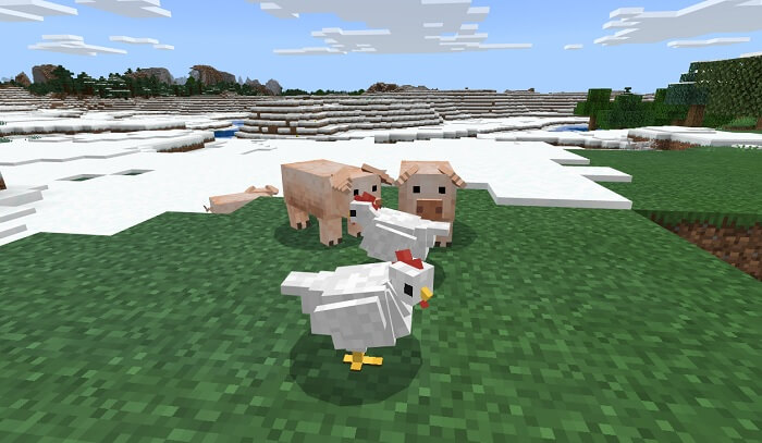 Cuter Vanilla Animals for Minecraft Pocket Edition 1.13