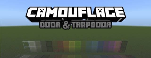 Camouflage Door Trapdoor For Minecraft Pocket Edition 1 17