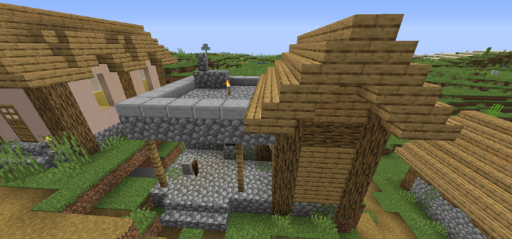 6030241468440517645 A Blacksmiths' Village | Seed Minecraft