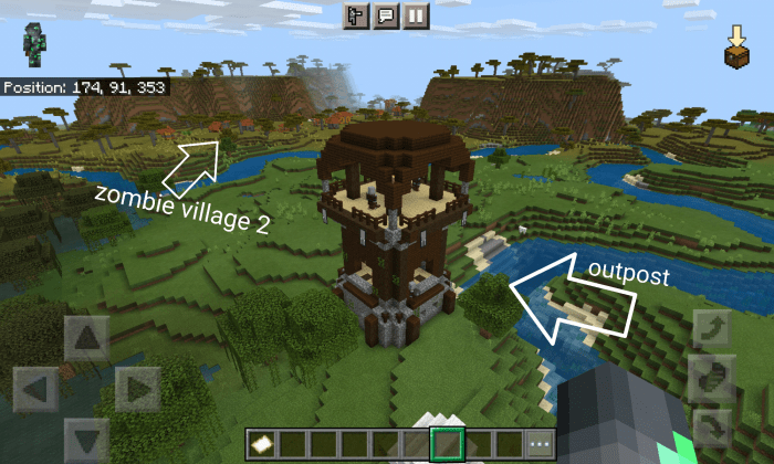 2 Zombie Villages & Outpost Near Spawn screenshot 2