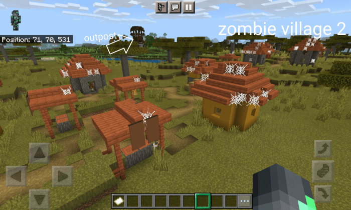 2 Zombie Villages & Outpost Near Spawn screenshot 3