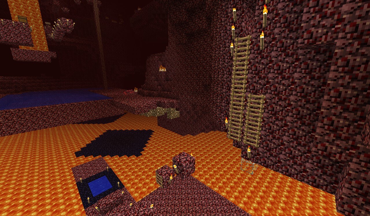 Nether Parkour Minecraft Map