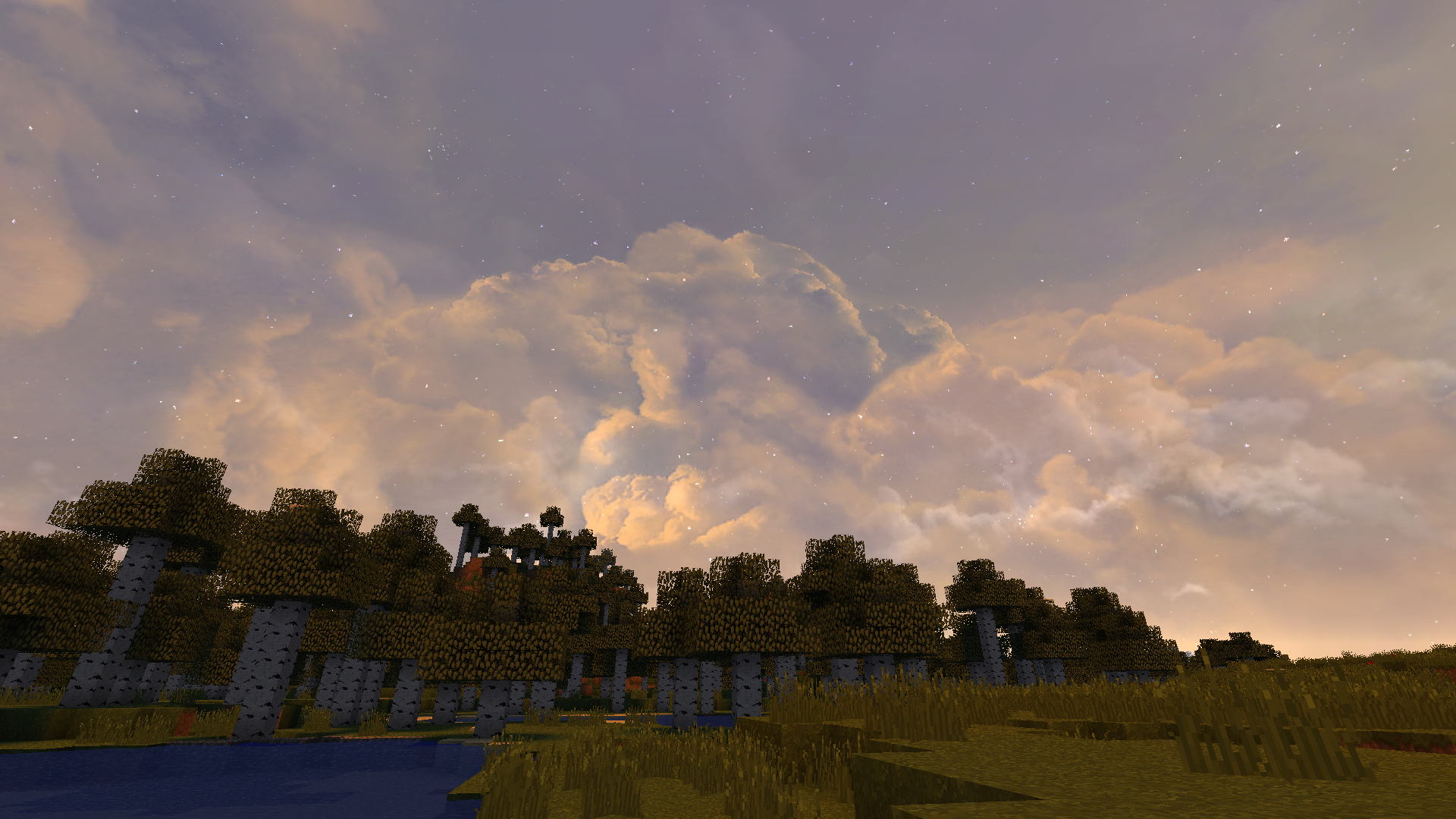 Dramatic Skys для Майнкрафт 1.14.4.