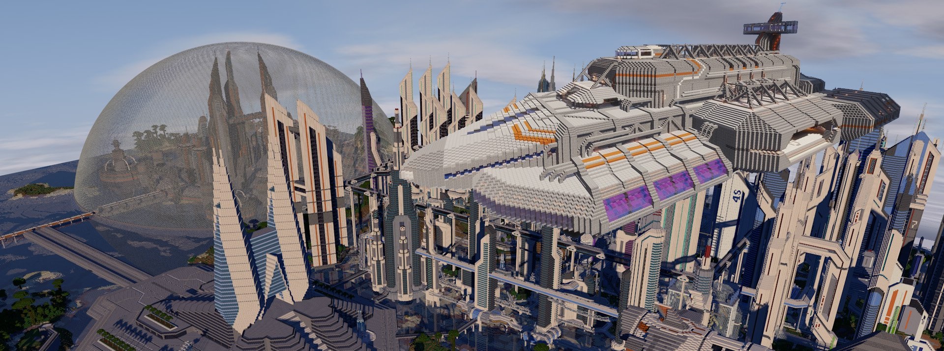 Future City Map Minecraft Taxcity Of Future | Minecraft Map