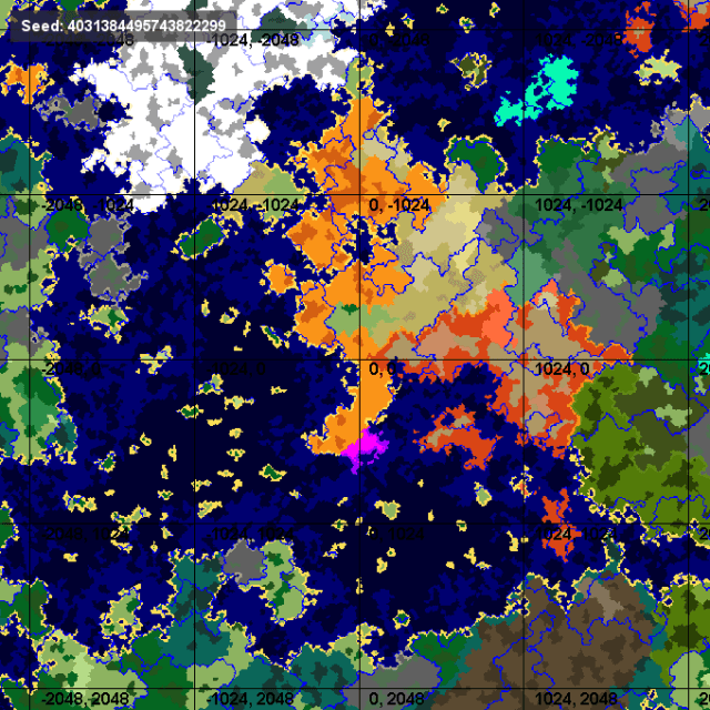 Lots Of Biomes Around Seed Minecraft