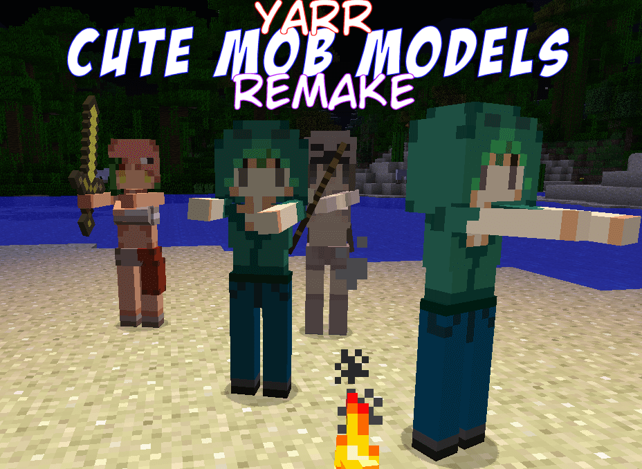 Yarr Cute Mob Models для Майнкрафт 1.11.2.