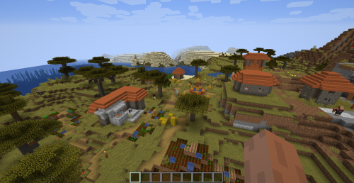 A Huge Savanna Village Seed Minecraft