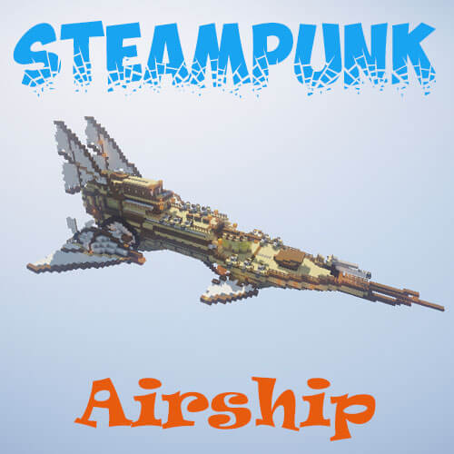 Steampunk Airship Minecraft Map