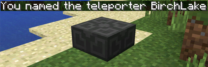 Teleporter Mod для Minecraft Pocket Edition 0.15