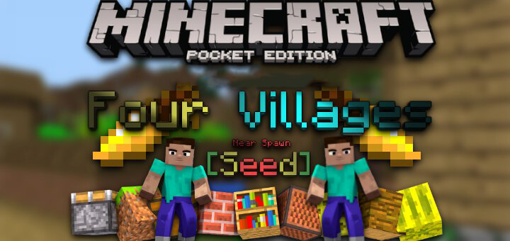 Four Villages At The Spawn Seed Minecraft Pe