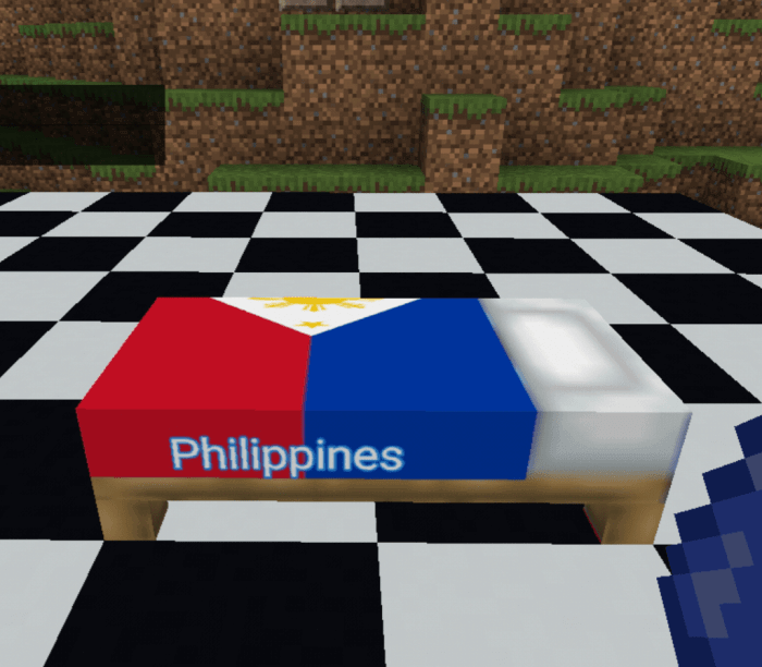 Country Flag Custom Beds For Minecraft, How To Make Custom Beds In Minecraft Pe 1 17