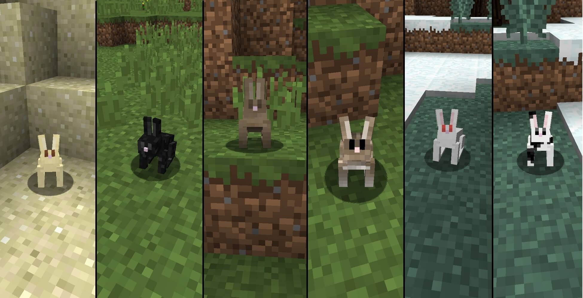 Cuter Vanilla Rabbits for Minecraft Pocket Edition 1.13