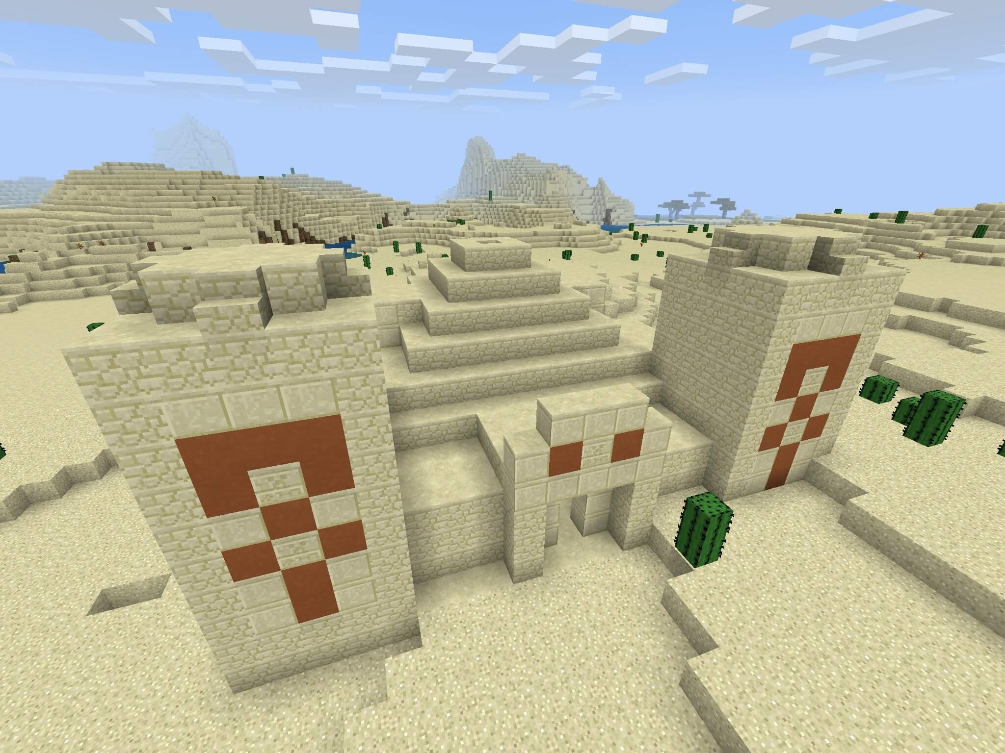 139003 A Desert Emerald Temple | Seed Minecraft PE