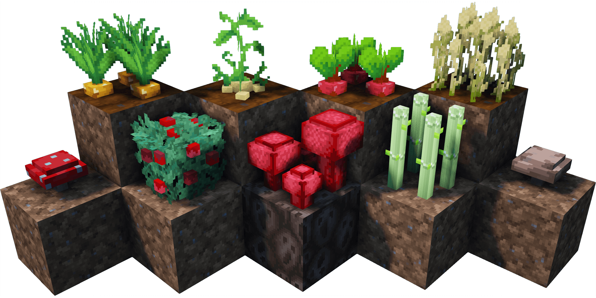 Crops 3d For Minecraft 1 15 2