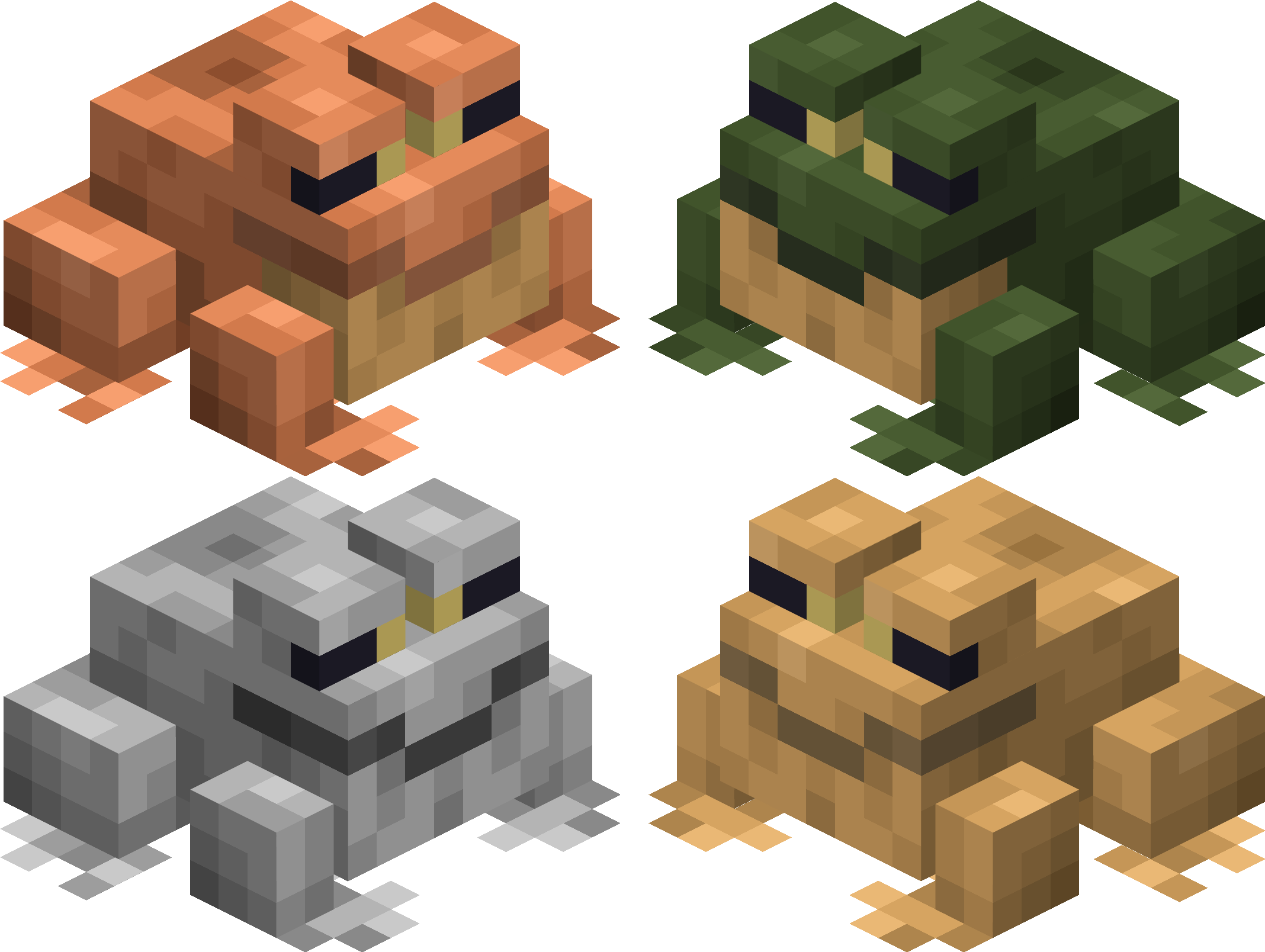 Shiny's Derpy Frogs for Minecraft 1.12.2