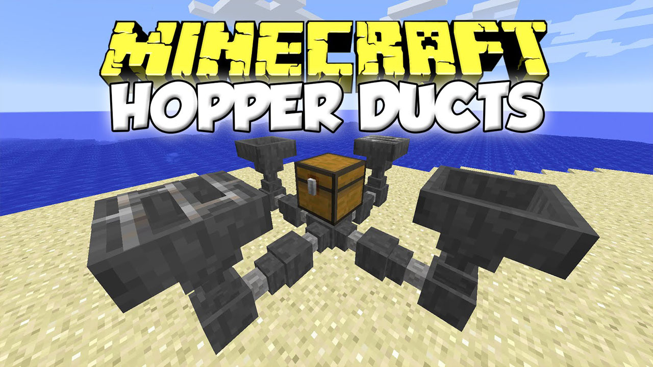 Hopper Ducts For Minecraft 1 9 4