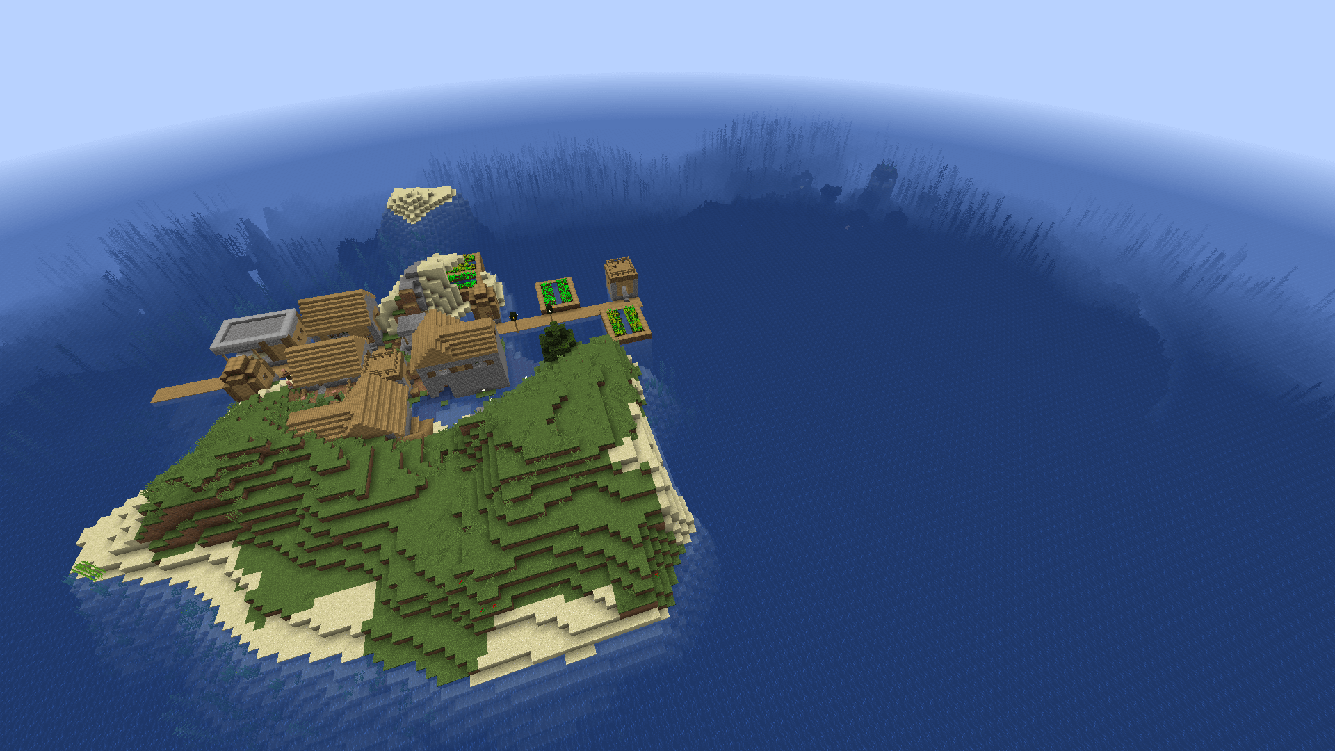 First Survival Island Карта Майнкрафт.