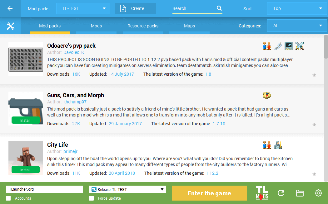 A Launcher With Mods Tlauncher Mod Pack System Is Already Available