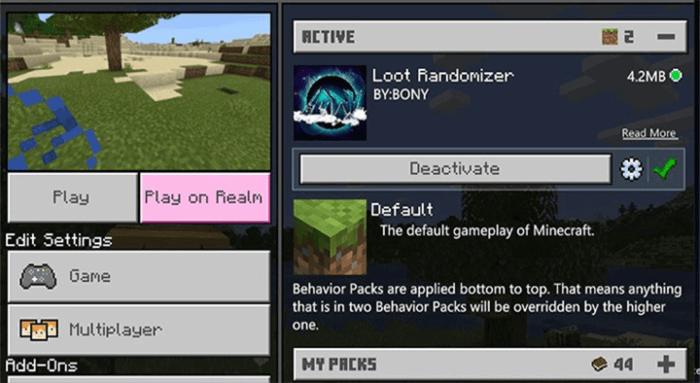 Loot Randomizer For Minecraft Pocket Edition 1 16