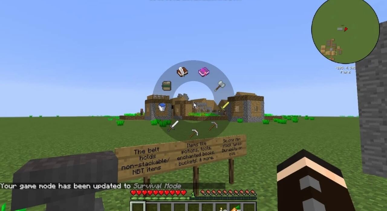 Warding tool belt minecraft