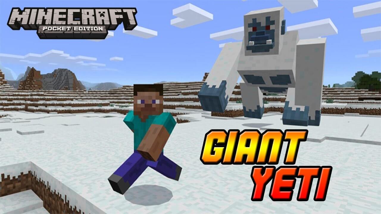 Giant Yeti для Minecraft Pocket Edition 1.0