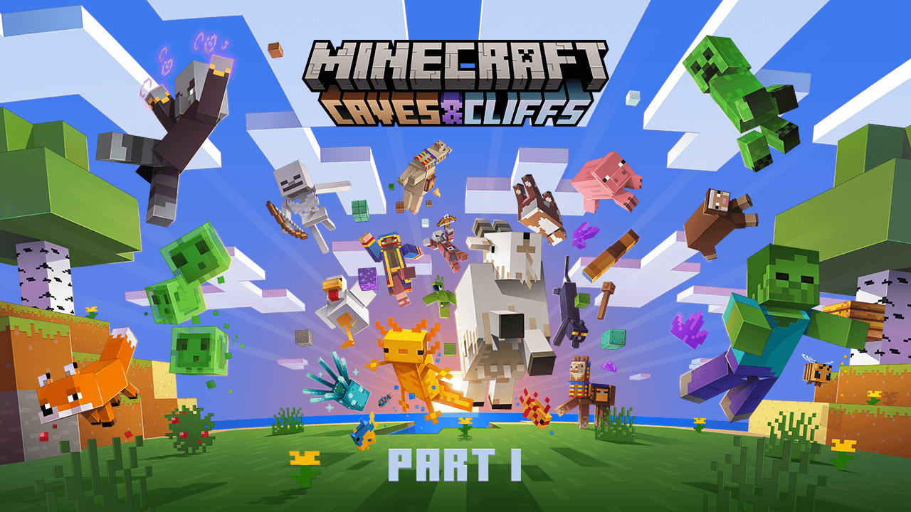 Official poster for Minecraft 1.17