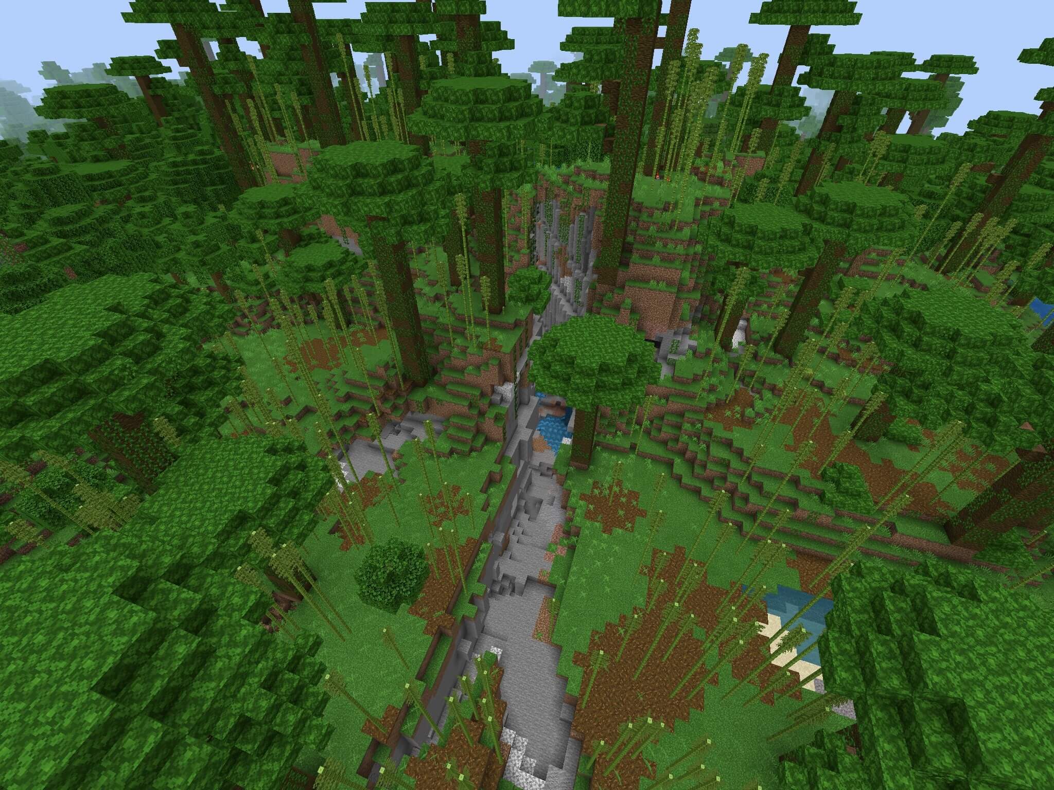 1535518514 Бамбуковый лес Сид Minecraft PE.