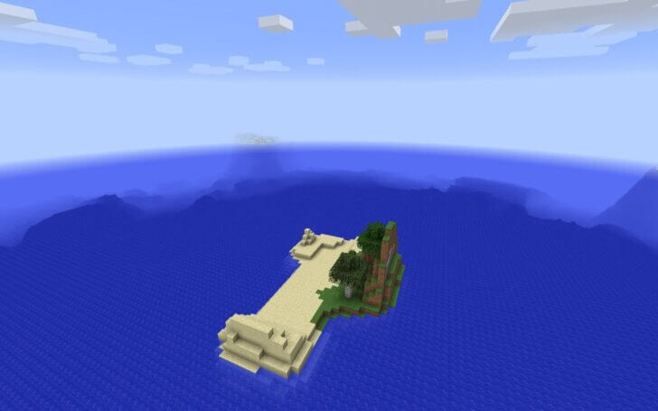 1039676618 A Small Island in the Middle of the Ocean