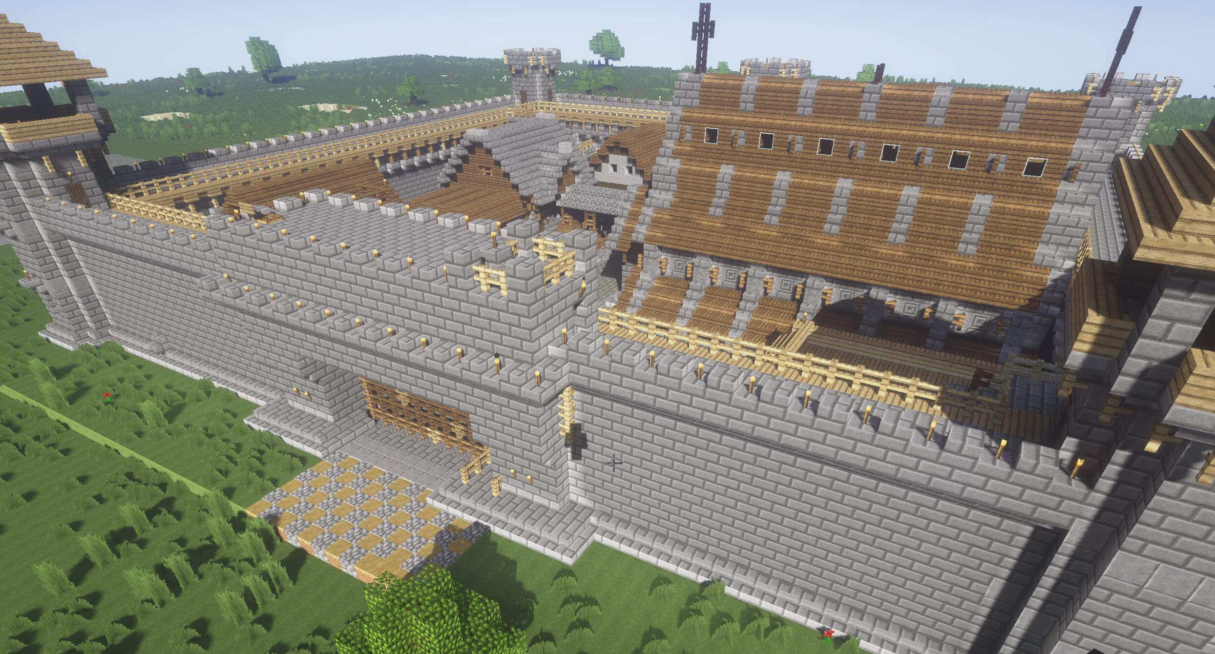 Minecraft Exploded Builds Medieval Fortress Pdf Download