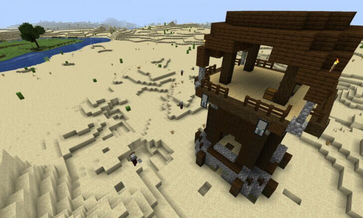 Two Villages Near The Pillager Camp Seed Minecraft