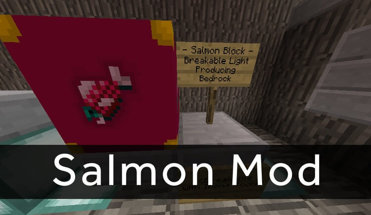 Salmon Mod для Майнкрафт 1.8.9