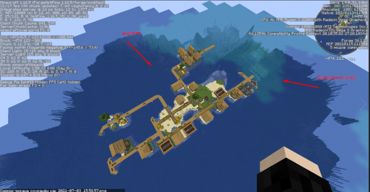 A Village Among The Islands Seed Minecraft