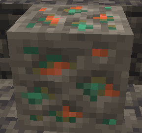 Minecraft 1.17 中的銅礦石