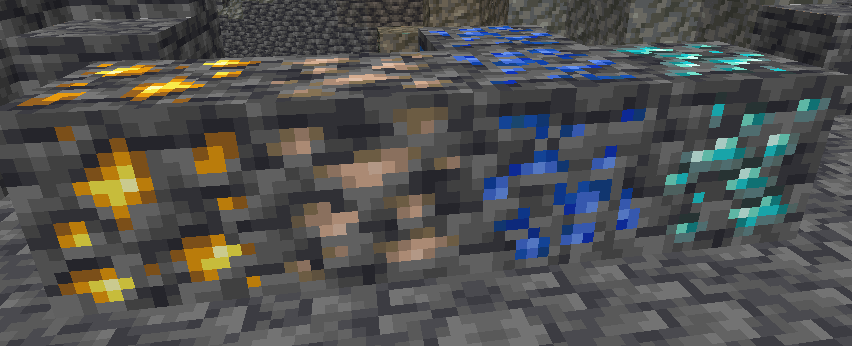Minecraft 1.17 中的礦石改進 скриншот 2