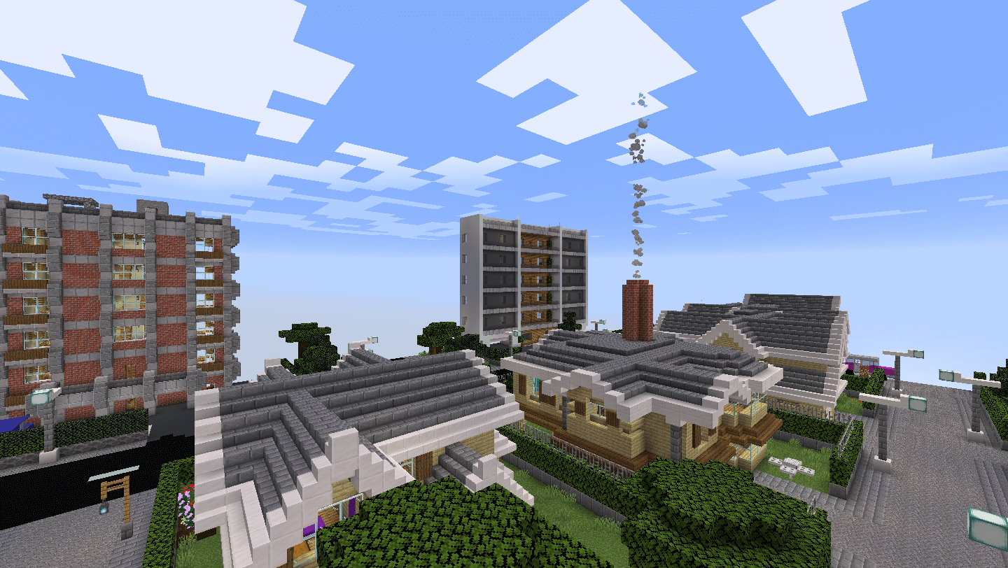 Superflat City Minecraft Map