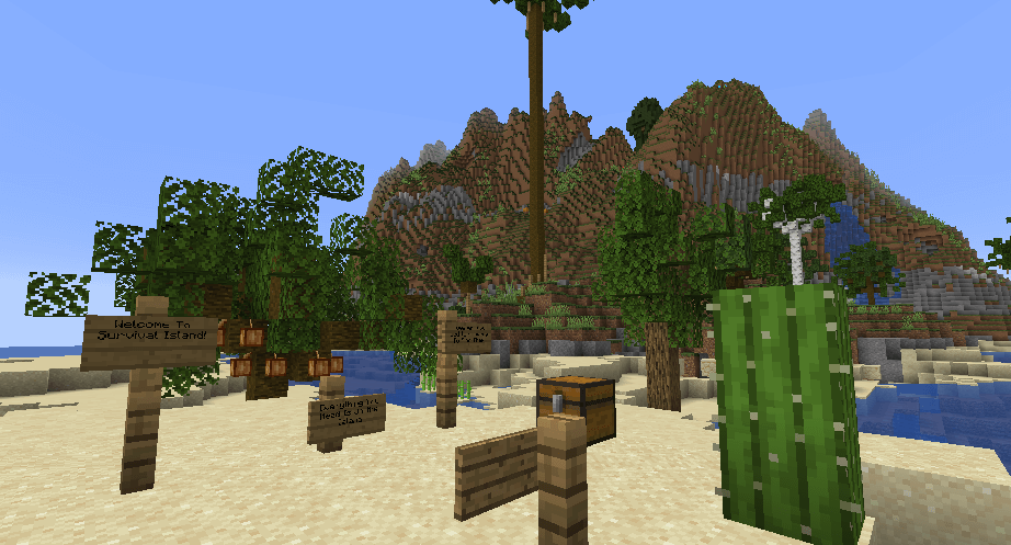 Realism Survival Island, 1.14.4, скачать, map, minecraft, майнкрафт.