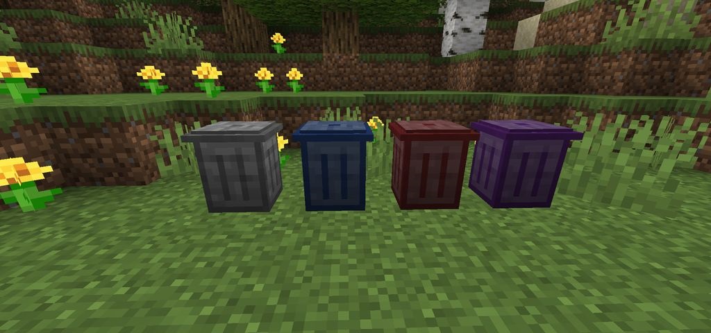 Trash Cans For Minecraft 1 16 4