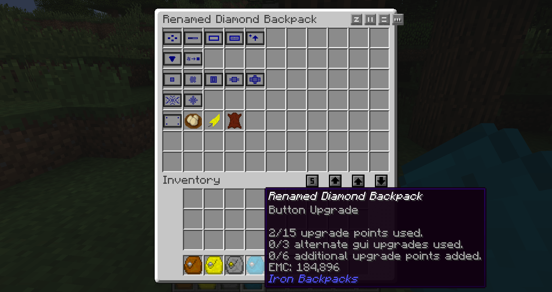 Майнкрафт 1.7 10 рюкзаки. Iron Backpacks Mod 1.12.2. Майнкрафт 1.7.10 бакпак. Backpacks 1.7.10 крафт. Алмазный рюкзак мод майнкрафт.