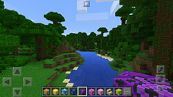 Скриншот из игры Minecraft PE