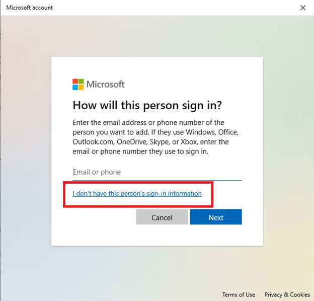 Creating a New User in Windows 10 img 5