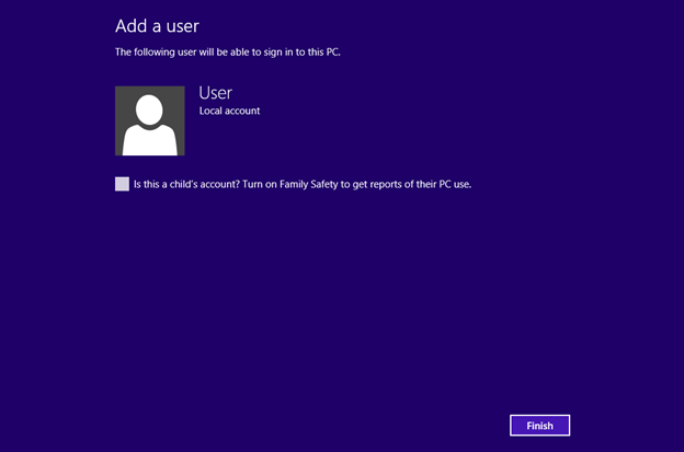 Creating a New User in Windows 8 img 10