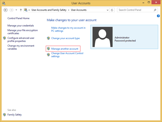 Creating a New User in Windows 8 img 4